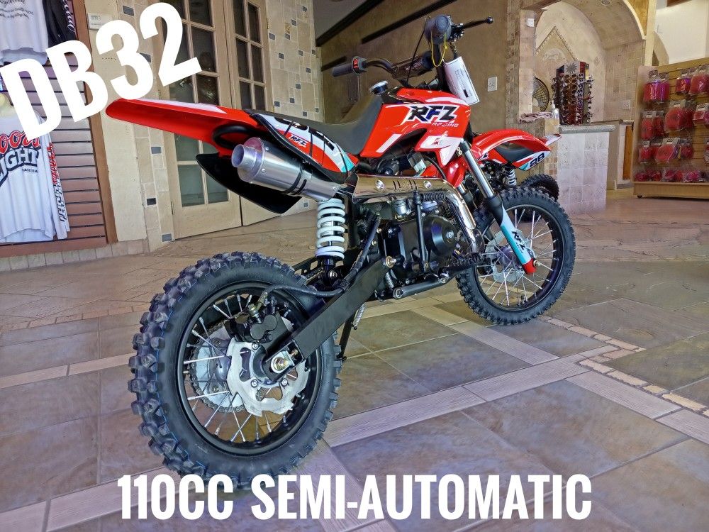 DB32 110cc Semi-automatic Dirt Bike