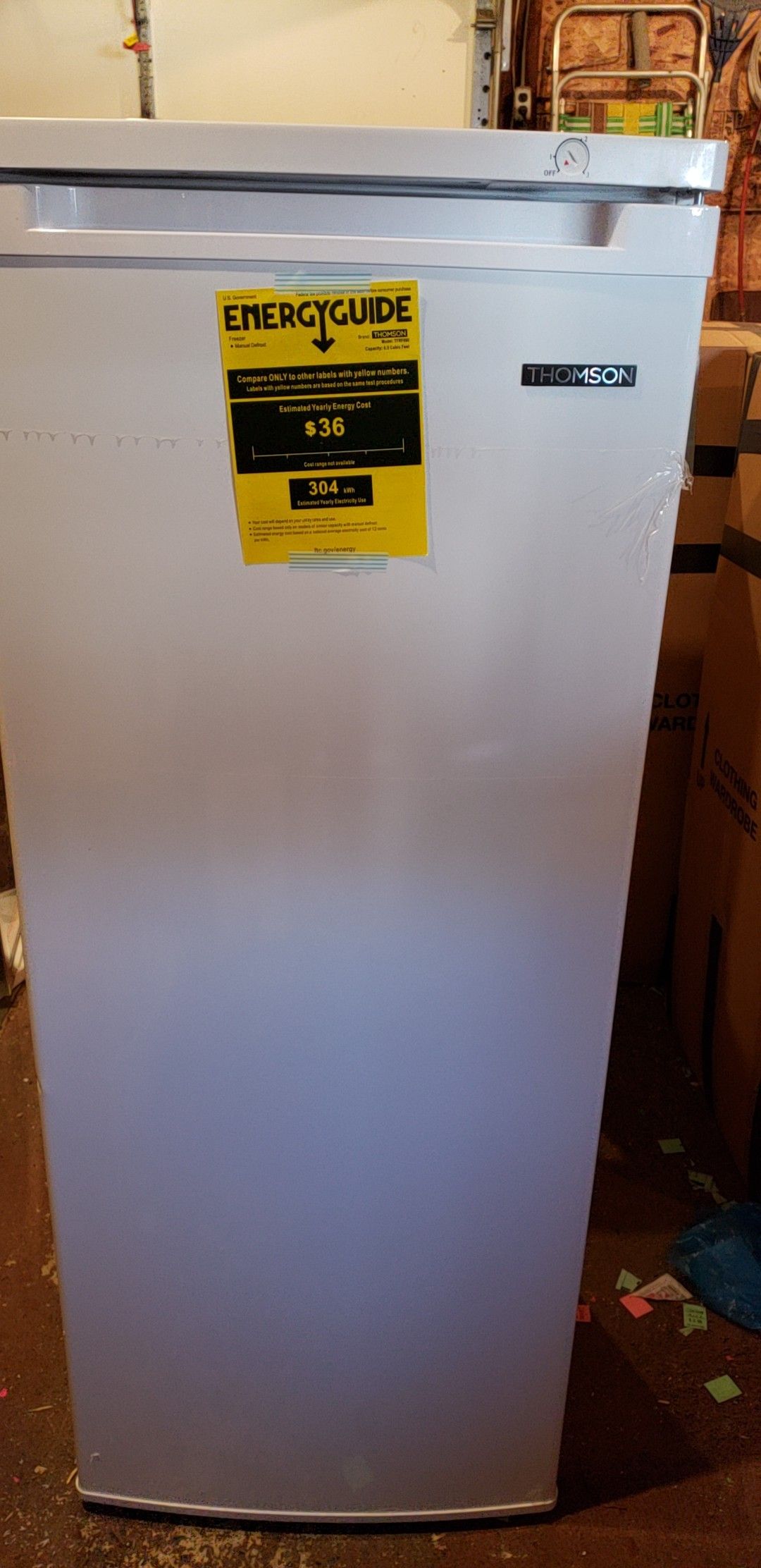 Thomson Upright Freezer - 6.5 cu. ft.