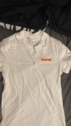 Hooters Uniform Polo Shirt White