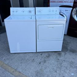 Súper Capacity Kenmore Washer And Dryer Set , With Warranty And Free Delivery 