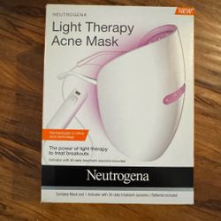 Neutrogena Light Therapy Acne Treatment Face Mask w/ Stubborn Acne Spot Gel