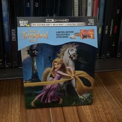 TANGLED (4K+Blu Ray) Limited Edition Steelbook Best Buy Exclusive