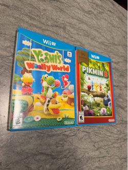 Wii U games Pikman 3 and Yoshi