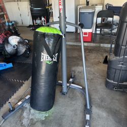 Everlast Heavy Bag/stand Combo
