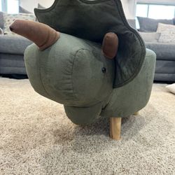 Dinosaur Triceratops Kids Stool