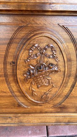 Antique Headboard and Footboard
