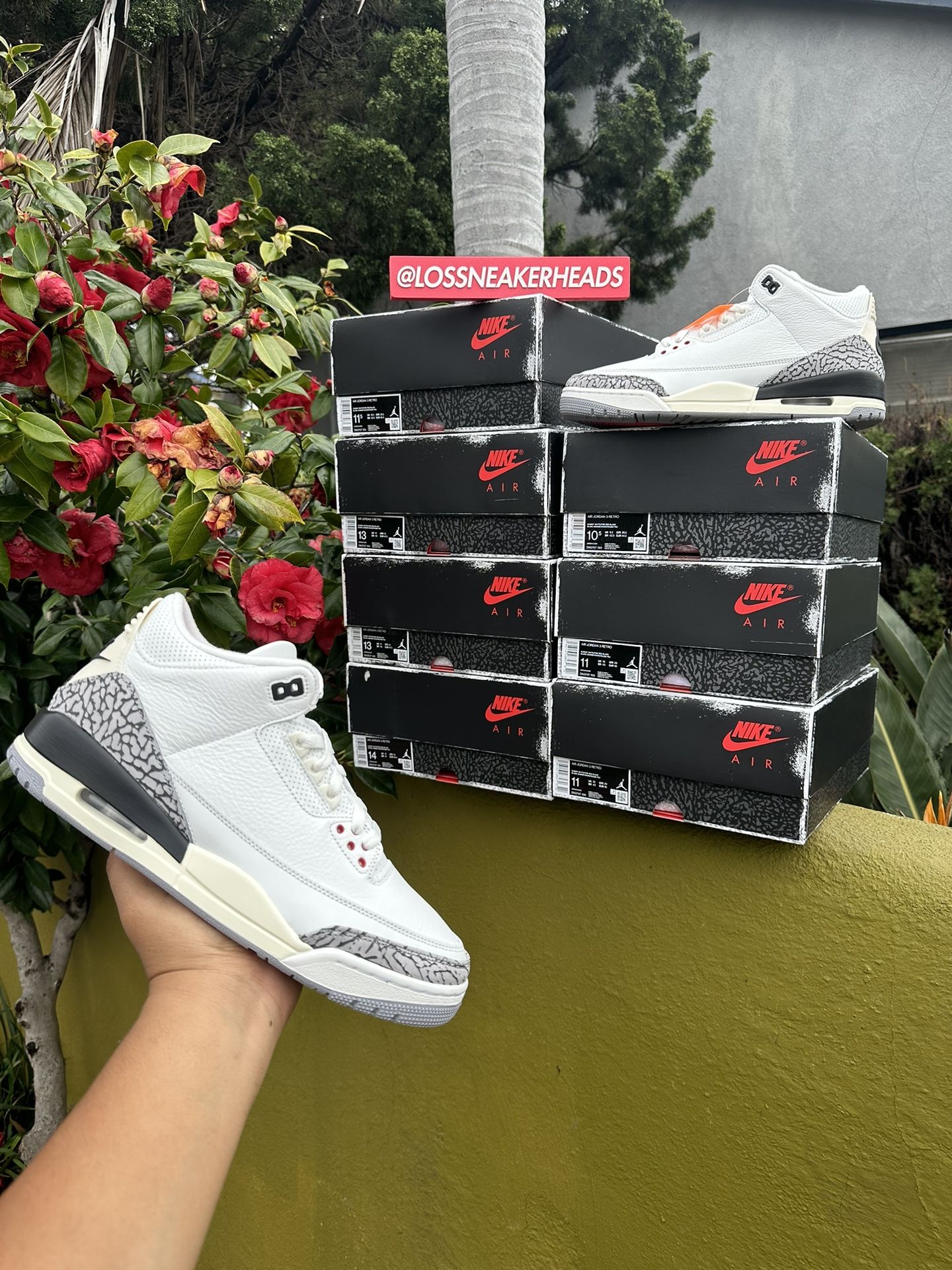 Reimagined White Cement Jordan Size 13