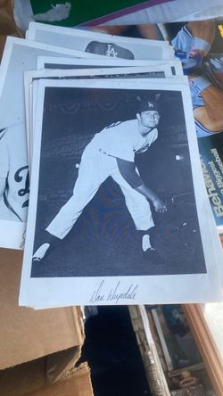 Don Drysdale LA Dodgers Signed Photo Print