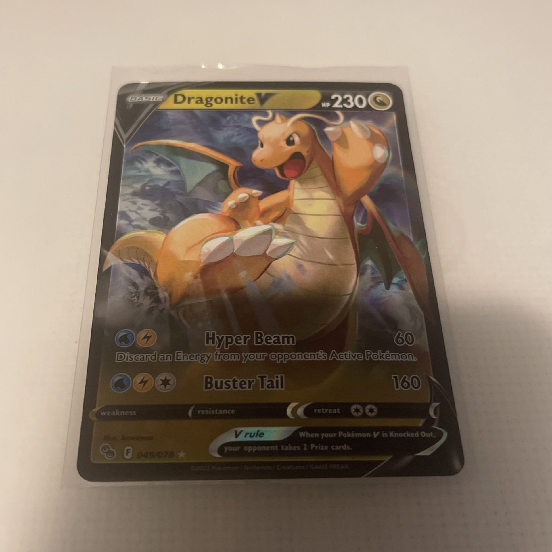 Pokémon Dragonite V 49/78