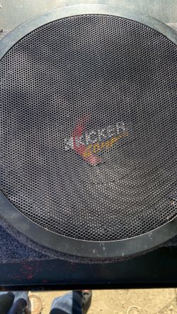 Kicker competition, bocina kicker 12”