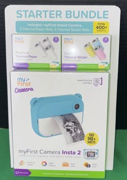 Instant Camera my First Camera Insta 2 Bundle Set Choose Color Blue