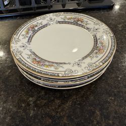 Mikasa Fine China Cambridge L9015 7 5/8” Salad Plates Set of 5 Japan Vintage