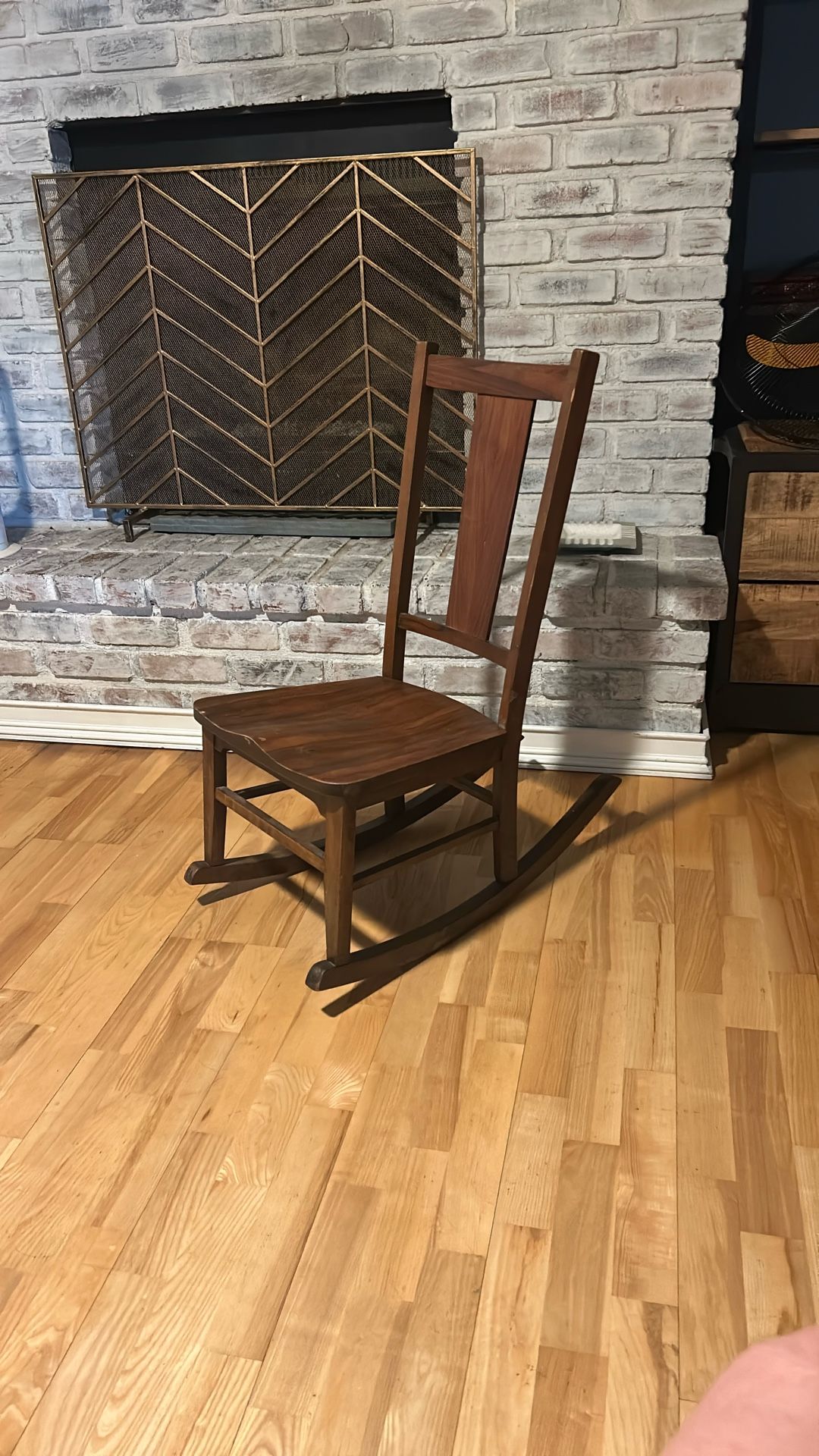 Small Wooden Rocking Chair