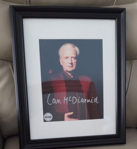 FREE Delivery Emperor Palpatine, Ian Mcdiarmid Autographed Photo The Dark Lord Of The Sith, Emperor Palpatine, Senator From Naboo, Rey's Grandpa