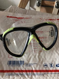 Speedo Dive Mask Great Condition Adult Size