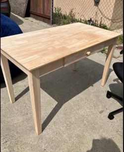 Wood desk