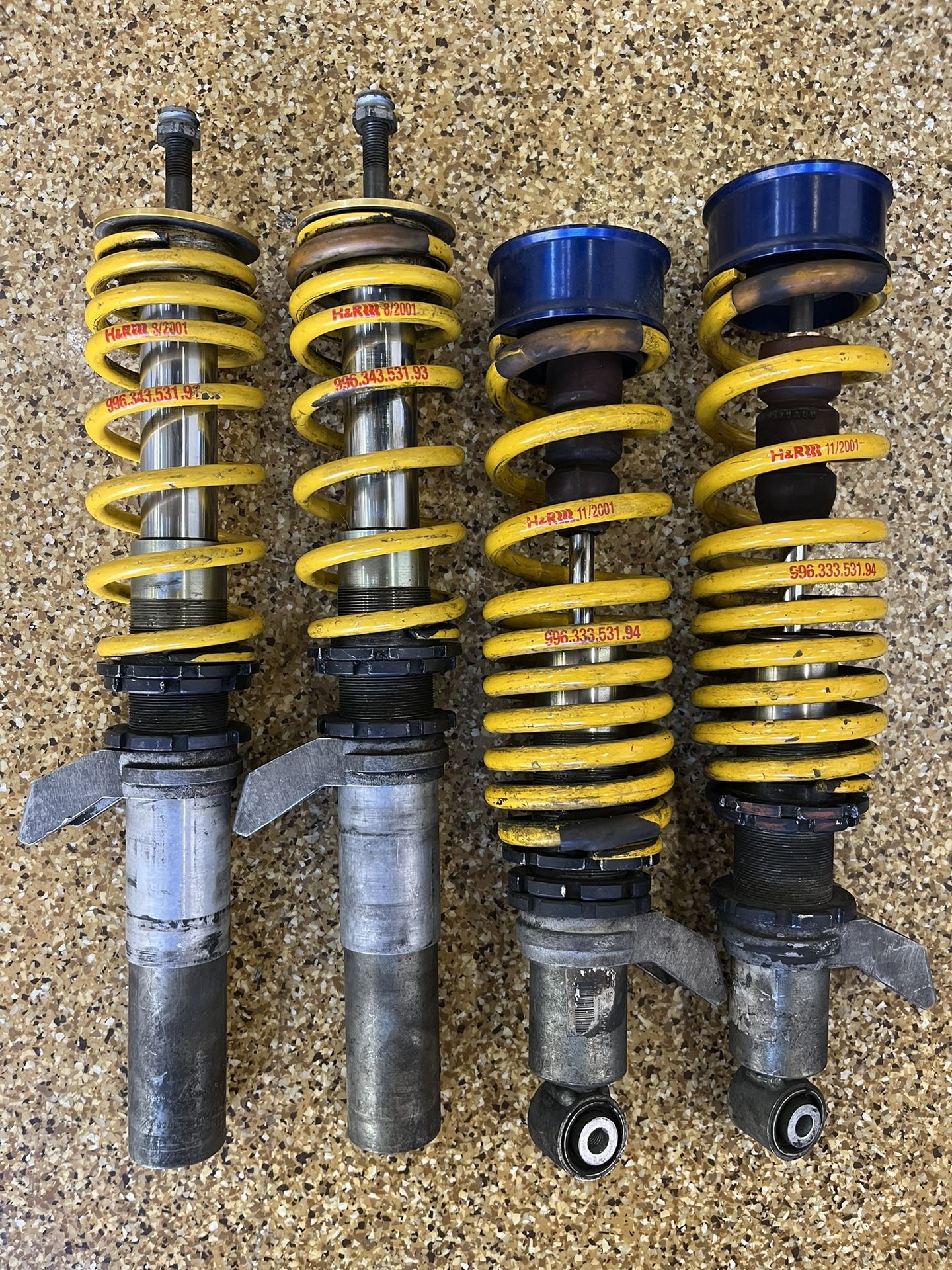 Porsche 996 GT2 OEM Coilover Suspension