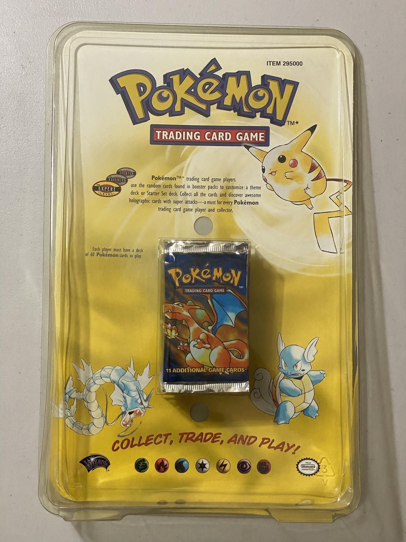 Pokemon Blister 10 Pack Base Set Factory Sealed 1999 Extremely Rare
