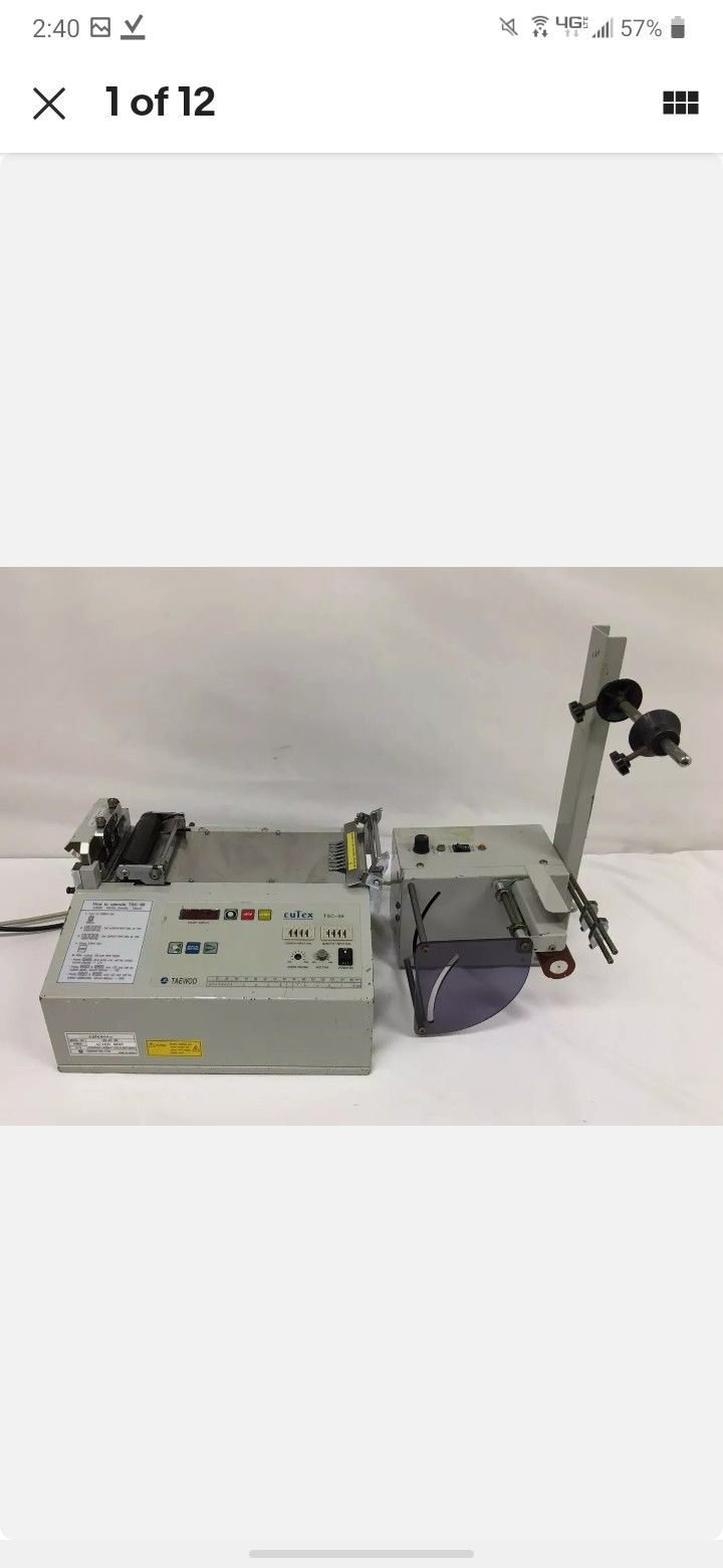 Taewoo Cutex | TBC-98 B | Heavy-Duty Automatic Strip Tape Cutter | #8536