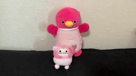 Duck Squishmallow & Bigfoot keychain squishmallow (buy together)