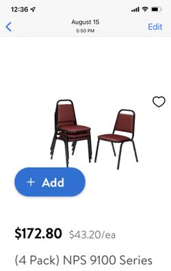 Chairs  For $50