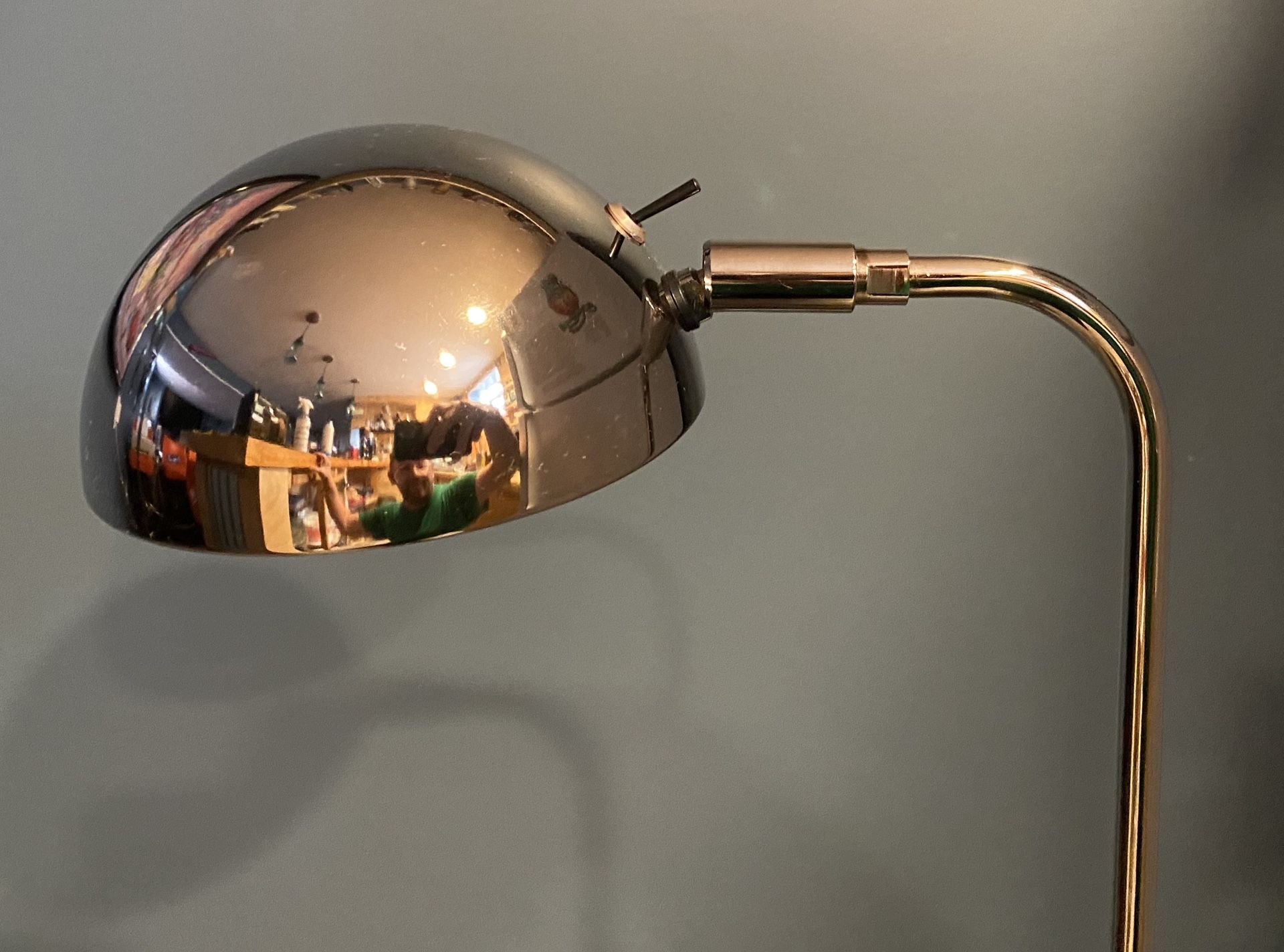 Robert Sonneman Kovacs Mid Century Modern Modernist Chrome Floor Lamp Torchiere
