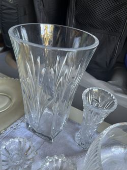 11 Pieces Of Vintage Crystal 