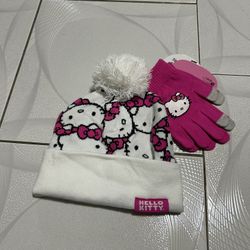 Girls Hat And Gloves Set