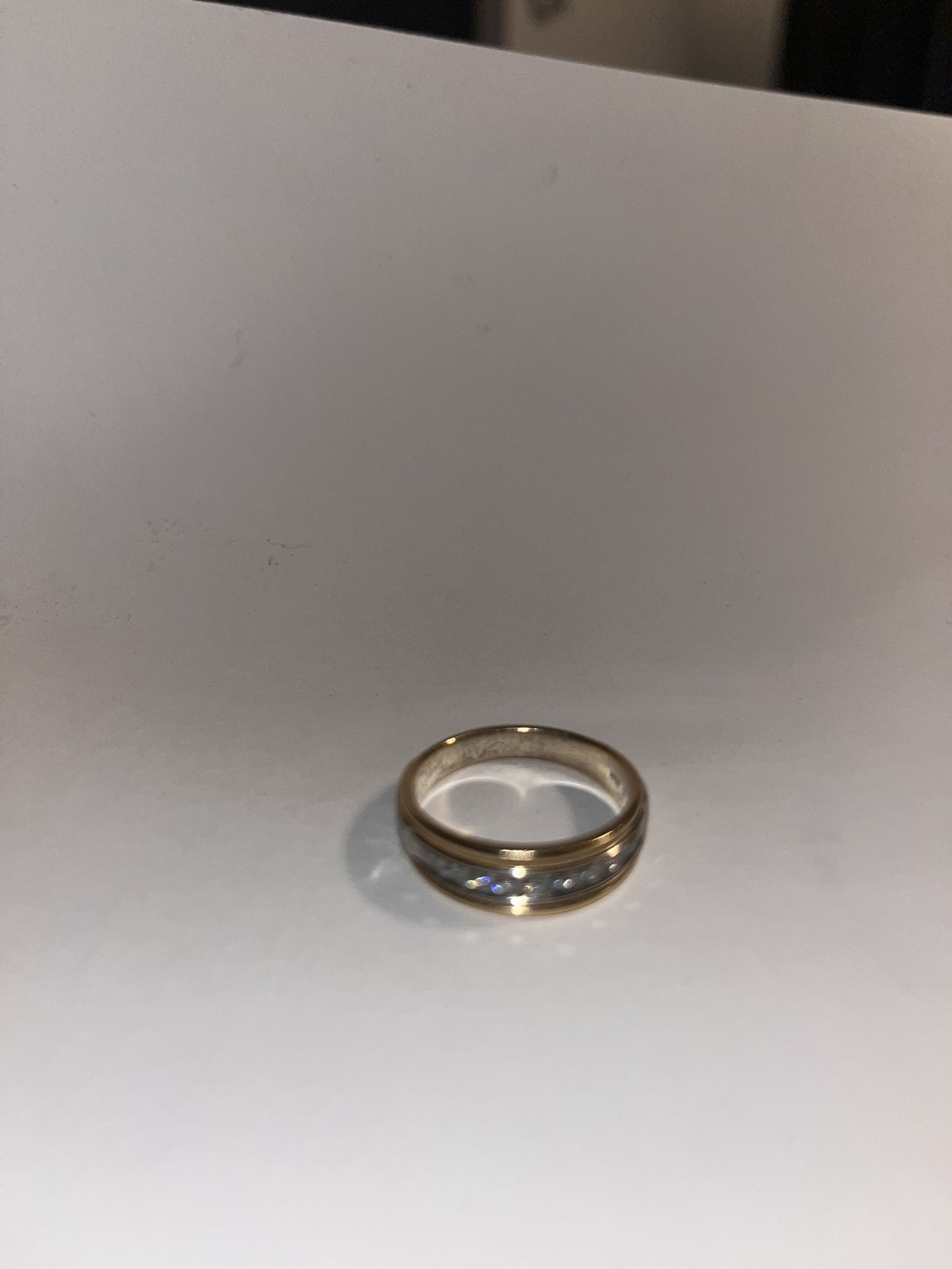 Diamond And Gold Wedding Ring