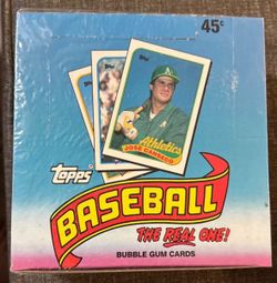 1989 Topps Baseball Wax Packs 36ct. Brand 4 Brand New boxes available New and Sealed box. SALE $25.00 each box