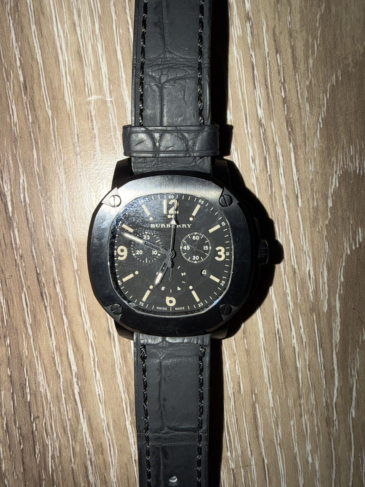 Alligator Skin Burberry Watch
