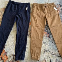 SELL TODAY - Lot Of 2 - Men’s BRAND NEW EXPRESS Joggers Sz SMALL