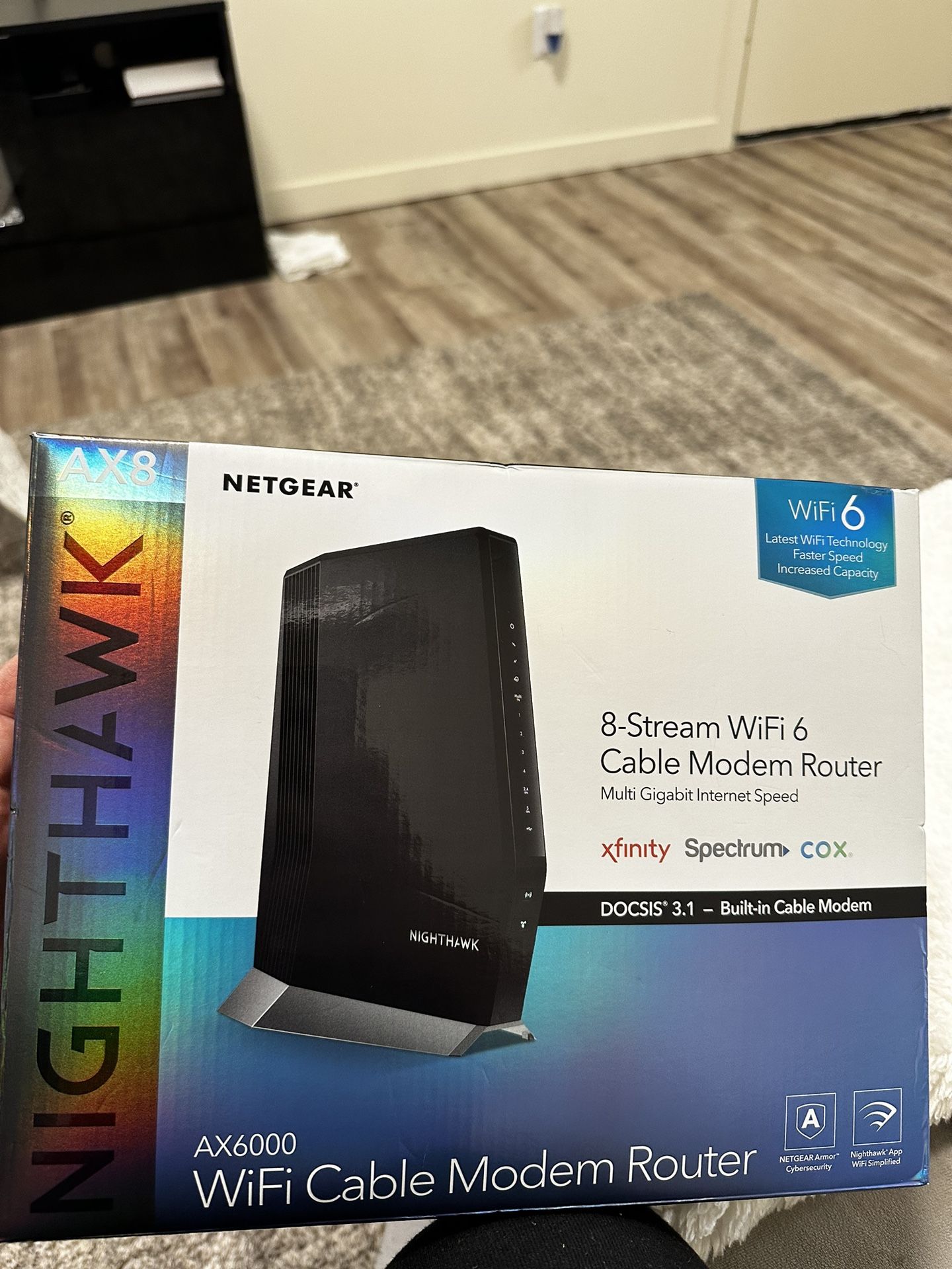 NIGHTHAWK AX6000 Modem Router 