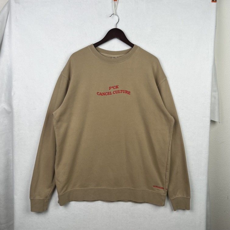 Fuck Cancel Culture Crewneck Sweatshirt XL