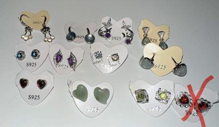 S925 Crystal Earrings