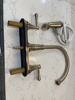 Kitchen Faucet in Champagne Bronze