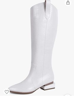 Cowboy Boots Women Knee High 