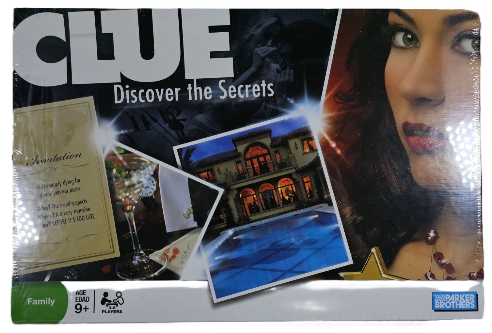 Clue Discover The Secrets Board Game 2008 Parker Brothers Complete New Sealed