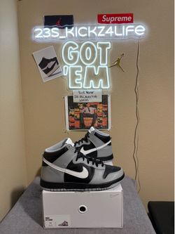Used Nike Custom Id dunk High Shadows size 13 with original box and proof of purchase.  Made on Nike!