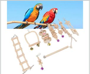 Parrot Bird Toys Set for Exercise and Fun