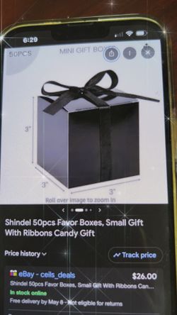 Black gift boxes