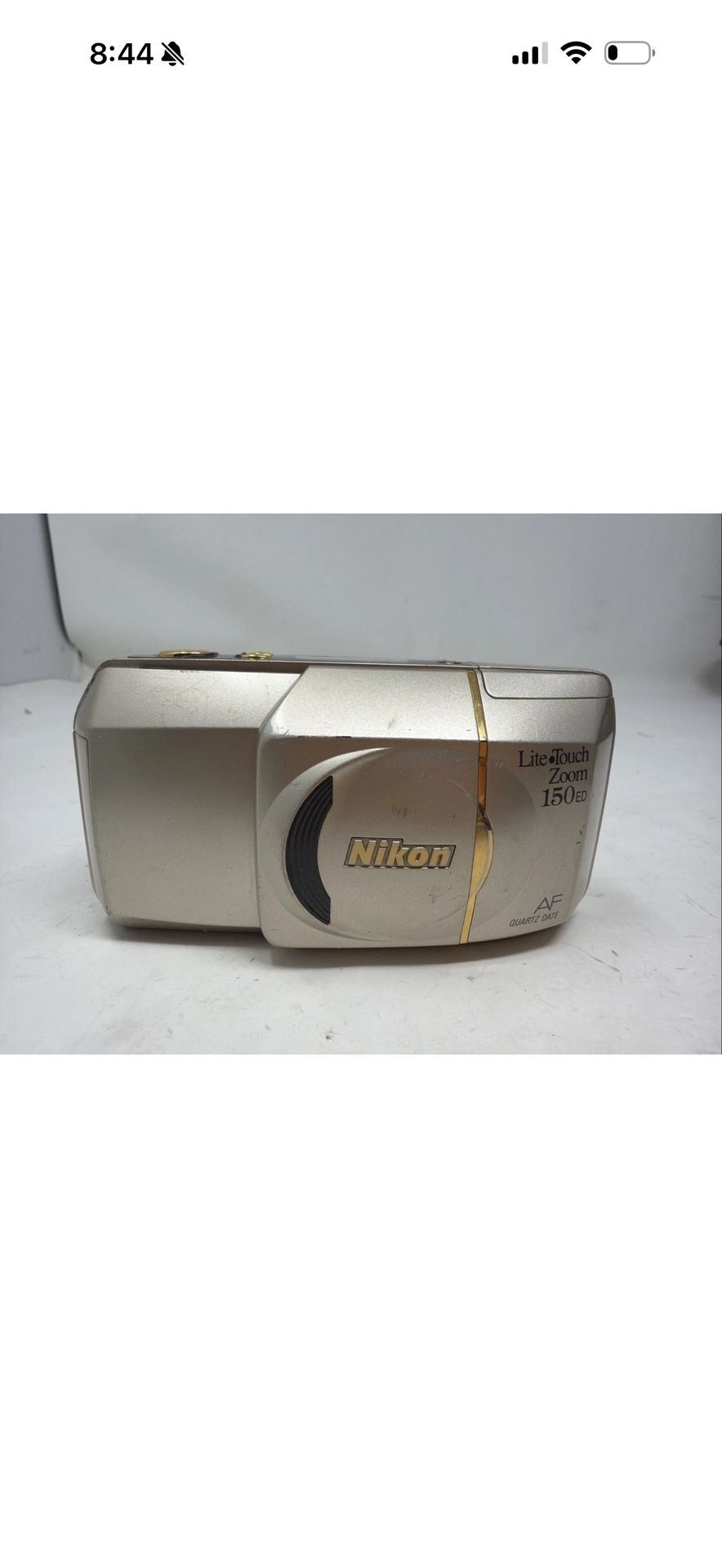 Nikon Lite Touch 150 ED 38-150mm Zoom, Compact 35mm Film Camera Good Cond. Works