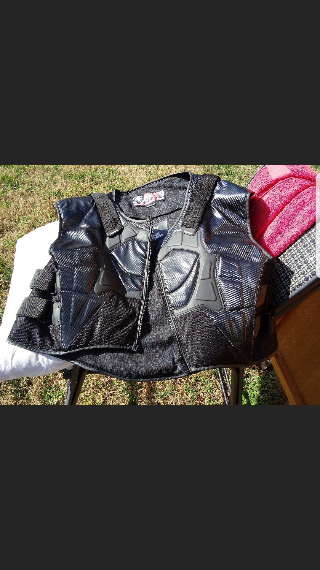 Motorcycle riding vest