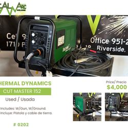 0202 - THERMAL DYNAMICS CUT MASTER 152 – Plasma Cutter / VITAL ARC WELDING