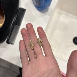 Gold Nugget Earring 