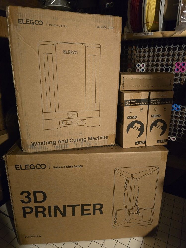 Elegoo Saturn 4 Ultra 16k + Mercury Plus V3.0