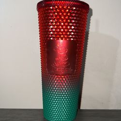 Starbucks Red/Green Disney Cup