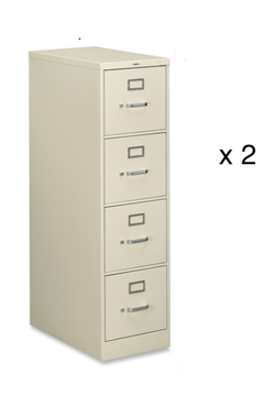 2 Top Quality HON brand Filing Cabinets