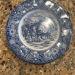 Liberty Blue Lunch Plate 
