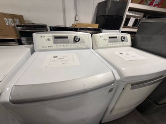 LG Top Load Washer and Dryer Set
